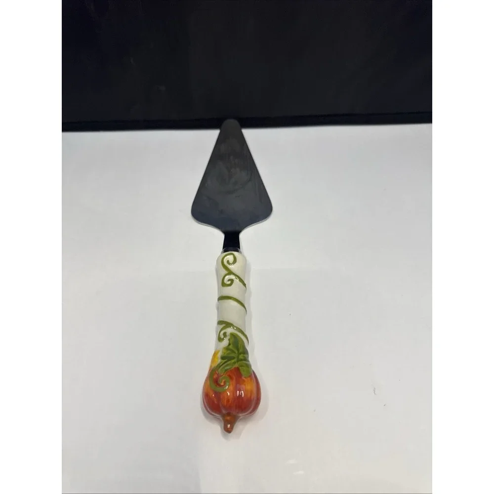Temptations Tara Tesher‎ Pumpkin Patch Cake Pie Server Serving Utensil